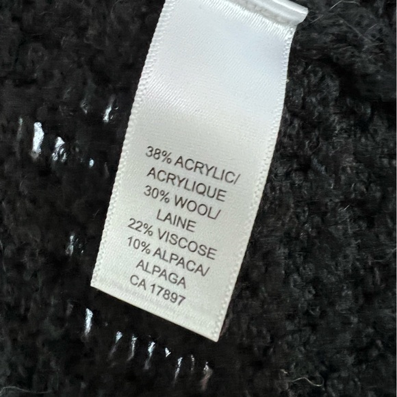 Banana Republic Black Open-Front Cardigan, Size XS - Never Worn - Picture 6 of 8